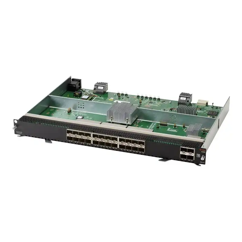 HPE Aruba 6400 - Module d'extension - 100M - 1G - 10 Gigabit Ethernet x 24 + 1Gb Ethernet - 10Gb Ethernet - ... (R0X43A)_1